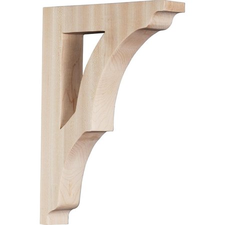 DWELLINGDESIGNS 1.75 x 8.5 x 12 in. Large Avila Wood Bracket, Maple DW2572804